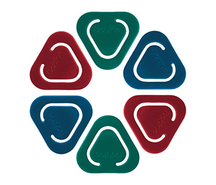 Bobino STCL6AC 6 Pcs Sticky Clips - Accent Colours 2 in UAE