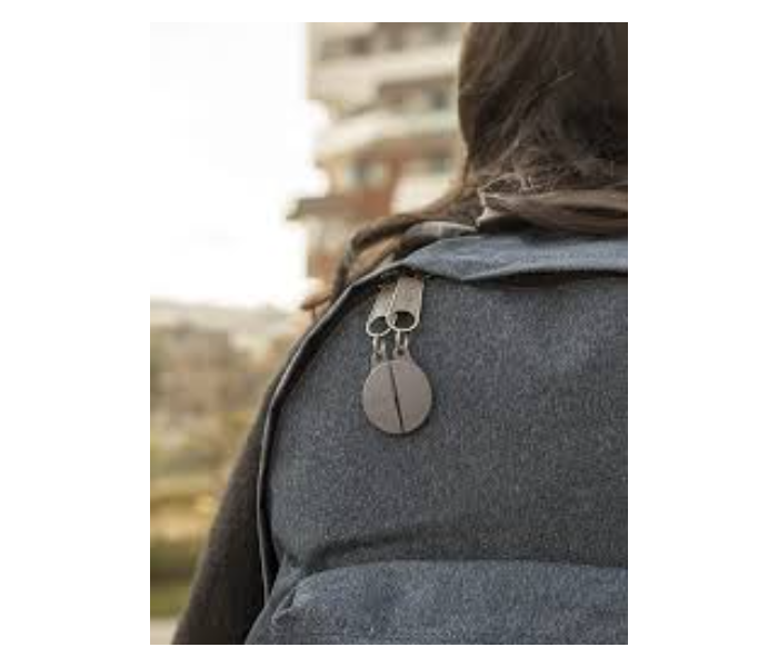 Bobino ZICL2ST 2 Pcs Zipper Clip - Slate Grey 2 in UAE
