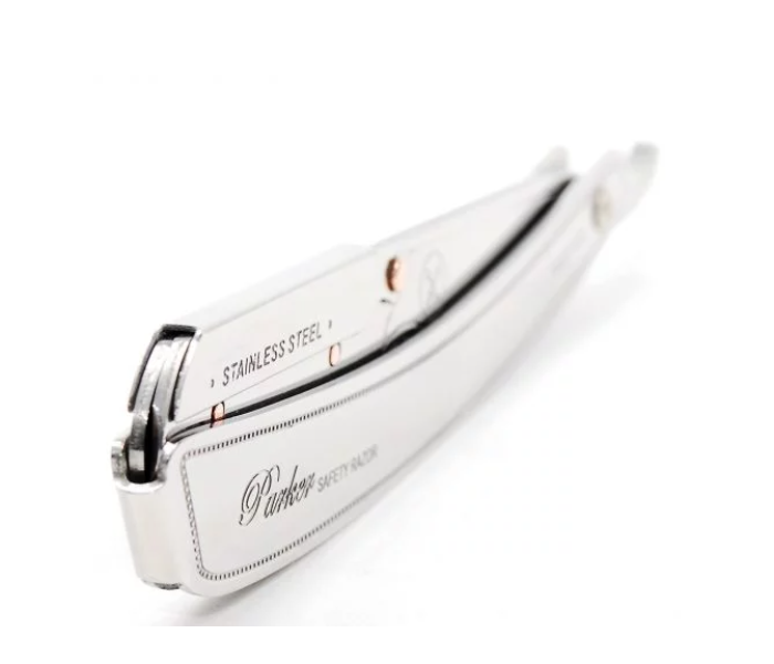 Parker SRX Professional Barber Razor - Stainless Steel 3 in UAE