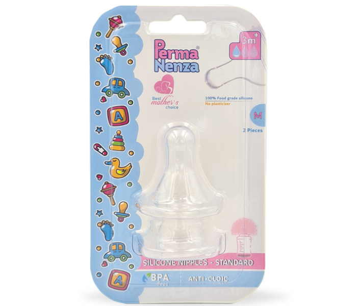 Permanenza PR-BLP60 Short Standard Silicone Nipple - Medium 1 in UAE
