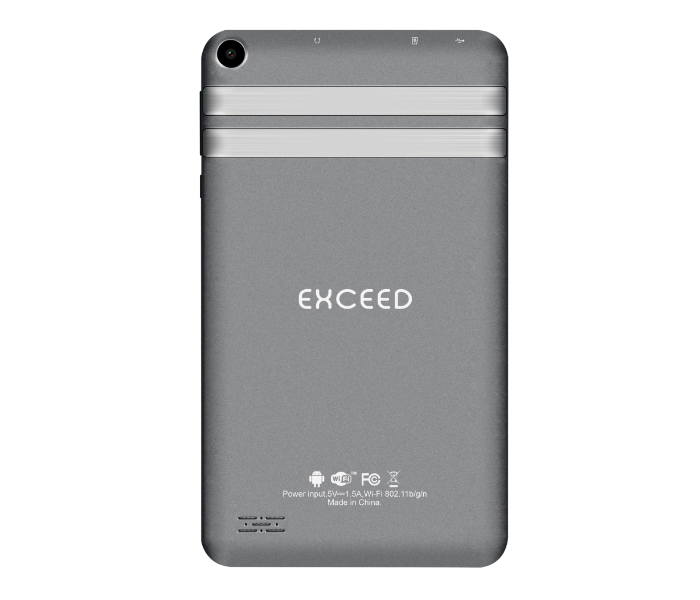 Exceed EX7W1 7 Inch 1GB RAM 16GB WiFi Quad Core Processor Android Tablet with Dual Camera- Grey 2 in UAE