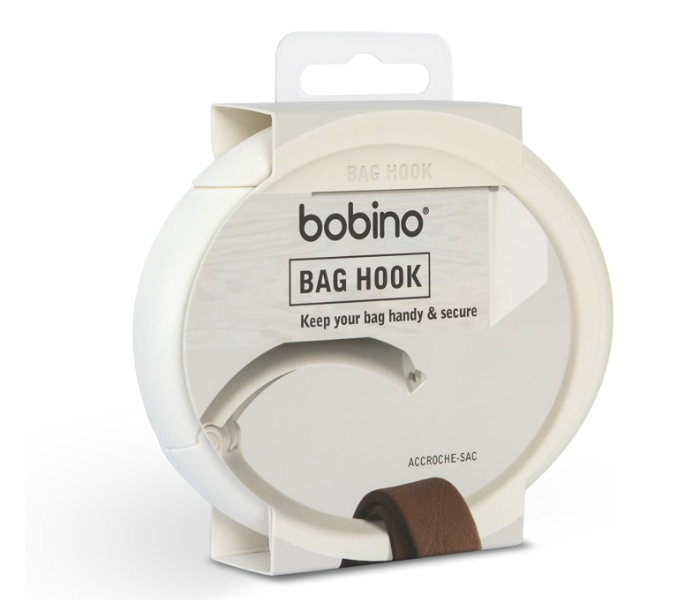 Bobino BAGHOCR Bag HookHang on Table or Clip to Chair for security - Cream 1 in UAE