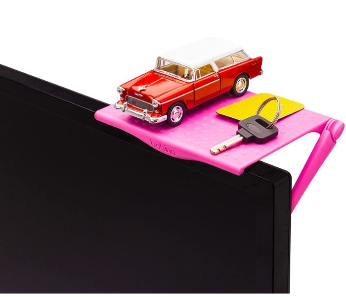 Bobino SCSHOFS Screen Shelf Stylish Minimalist Monitor Mounted Organizer - Fuchsia 2 in UAE