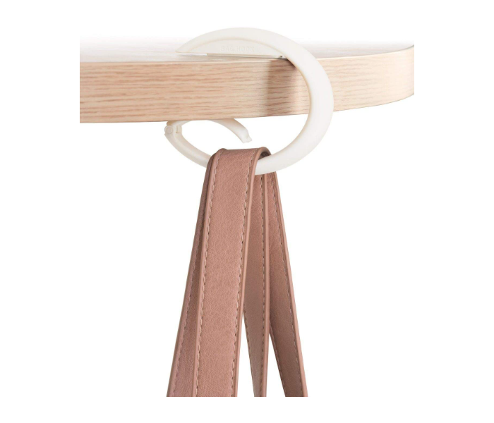 Bobino BAGHOCR Bag HookHang on Table or Clip to Chair for security - Cream 3 in UAE