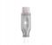 HeatZ ZCT06 1 Meter Metallic Smart Fast Type C Cable - Grey 1 in UAE