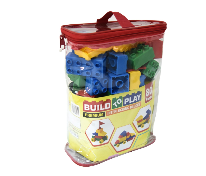 Virgo Toys 80 Parts Built-To-Play Premium Interlocking Blocks 2 in UAE