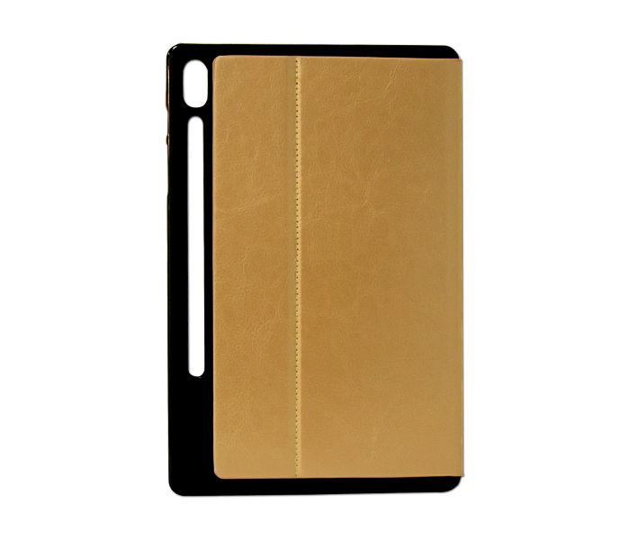 Leather Flip Case Cover For Samsung Tab S6 T860 T865 - Gold 2 in UAE