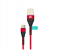 HeatZ ZCS07 1 Meter Nylon Material Micro USB Cable - Black and Red 1 in OMAN