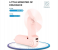 USB Rechargeable Handheld Mini Fan with Power Bank Feature used as Pocket Desk Fan - Pink 6 in OMAN