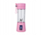 Portable Rechargeable Juice Blender with 6 Stainless Steel Blade - Pink 1 in UAE