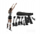 Vertical High Jump Trainer Resistance Bands - Black 4 in OMAN