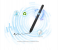 XP Pen G640 Star Game Play Graphic Drawing Tablet - Black 5 in UAE
