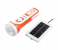 Krypton KNFL5062 Rechargeable LED Plastic Flash Light with Solar Panel - White and Orange 2 in OMAN
