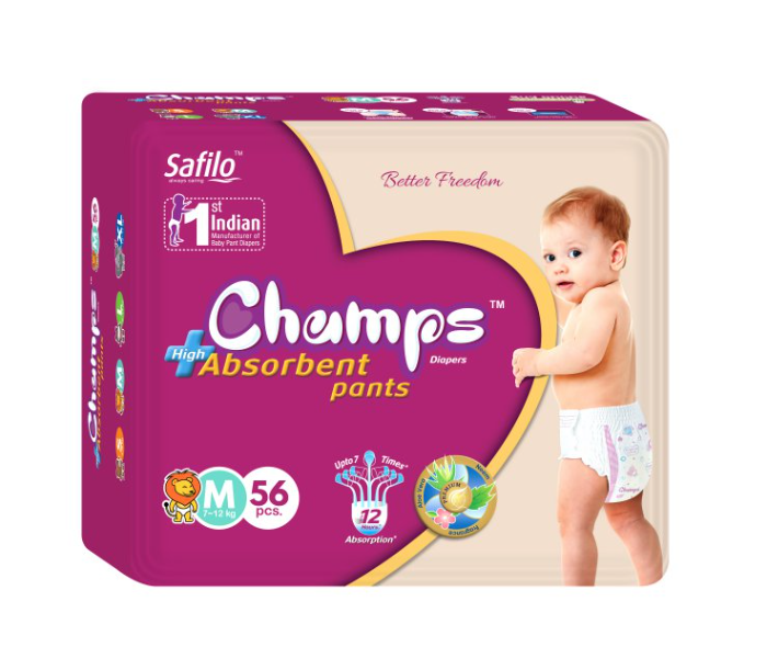 Champs Medium 56 Pants Baby Diaper 1 in UAE