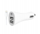 HeatZ ZCCI13 Dual Port Smart Fast Car Charger with Lightning Cable - White 2 in UAE