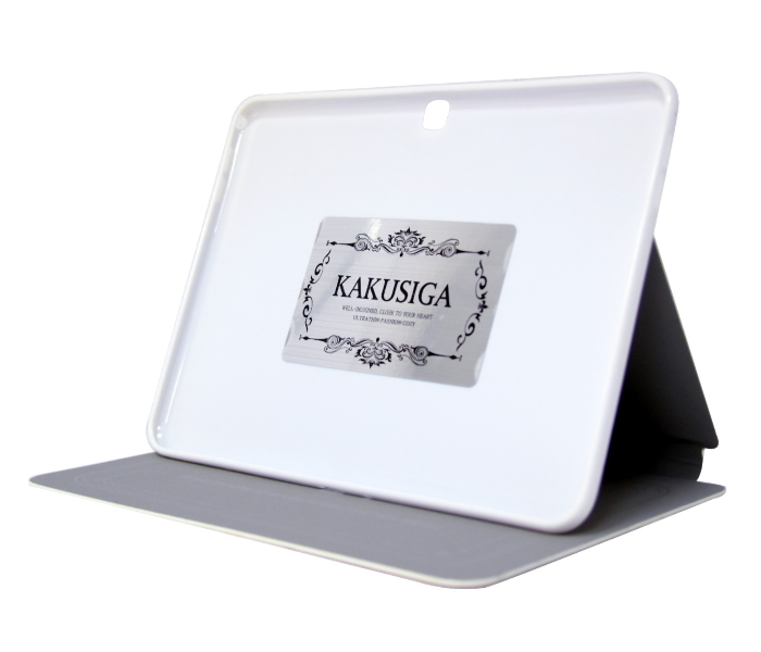 Kaku Leather Flip Case Cover For Samsung Galaxy Tab 4 T530 T531 - White 3 in UAE