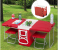 Multi-Function Rolling Cooler Picnic Camping Outdoor Table and 2 Chairs - Red 1 in OMAN