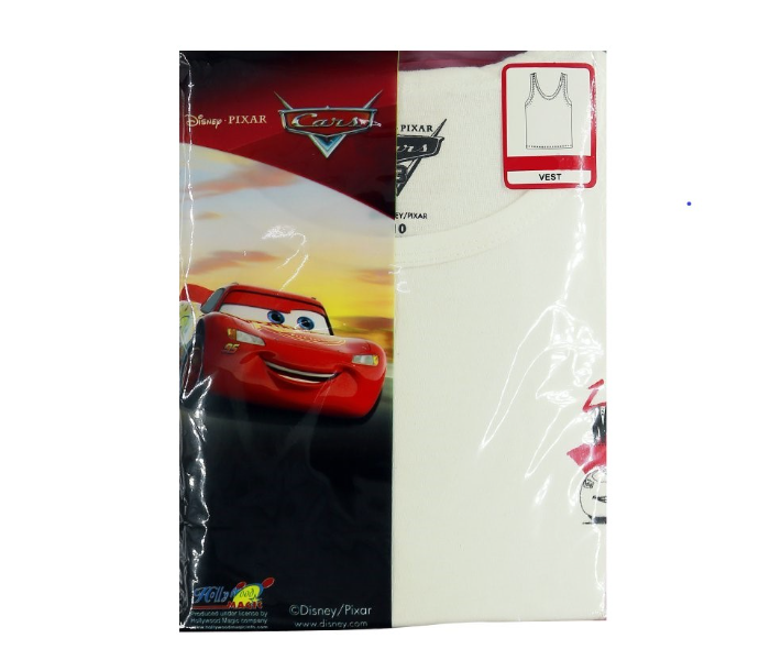 Disney CRWIT2 8 Years Cars Vest - White 1 in UAE