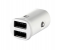 HeatZ ZCCI10 Dual Port Smart Fast Car Charger with Lightning Cable - White 2 in OMAN