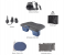 Portable Car Inflatable Bed Camping Air Mattress with 2 Air Pillows - Black 6 in OMAN