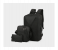Three-Piece Splicing Couple Large Backpack with USB Charging - Black 1 in KSA