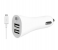 HeatZ ZCCS13 Dual Port Smart Fast Car Charger with Micro USB Cable - White 1 in UAE