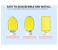 2 in 1 Out Door Camping Emergency Light - Yellow 4 in KSA