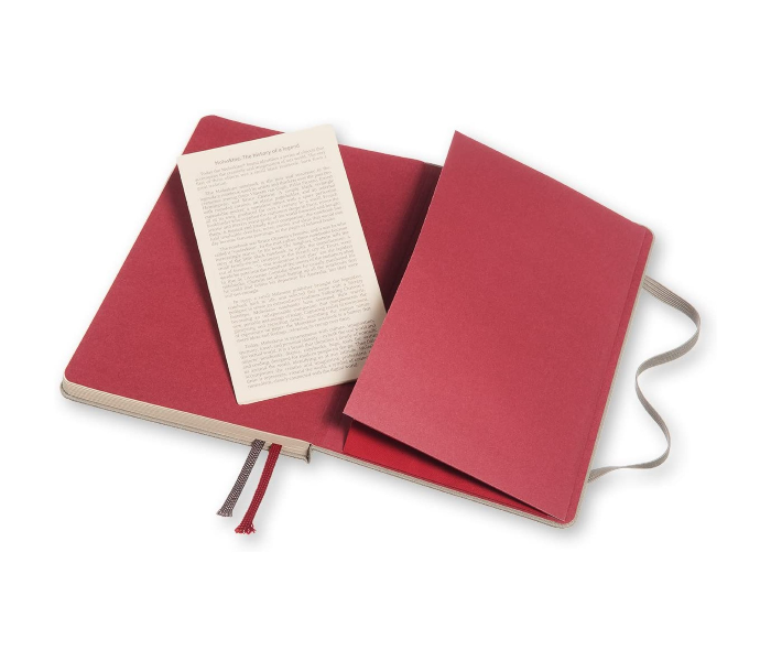 Moleskine 144 Pages Two-Go Textile Notebook Hard Cover Medium - Ash Grey 3 in UAE