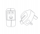 HeatZ ZAI15 Single Port Home Charger with Lightning Cable - White 4 in UAE