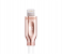 HeatZ ZCI36 3 Meter Metallic Smart Fast Lightning Cable - Rose Gold 2 in UAE