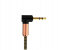 HeatZ ZX01 1 Meter 3.5 mm Stereo AUX Cable - Black and Rose Gold 1 in UAE