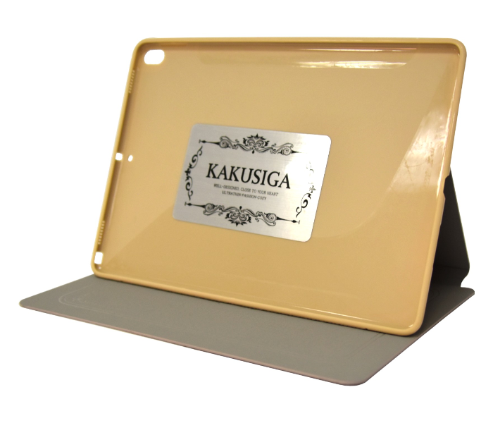 Kaku Leather Flip Case Cover For iPad Pro 10.5inch - Beige 3 in UAE