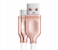 HeatZ ZCS36 3 Meter Metallic Smart Fast Micro USB Cable - Rose Gold 1 in OMAN