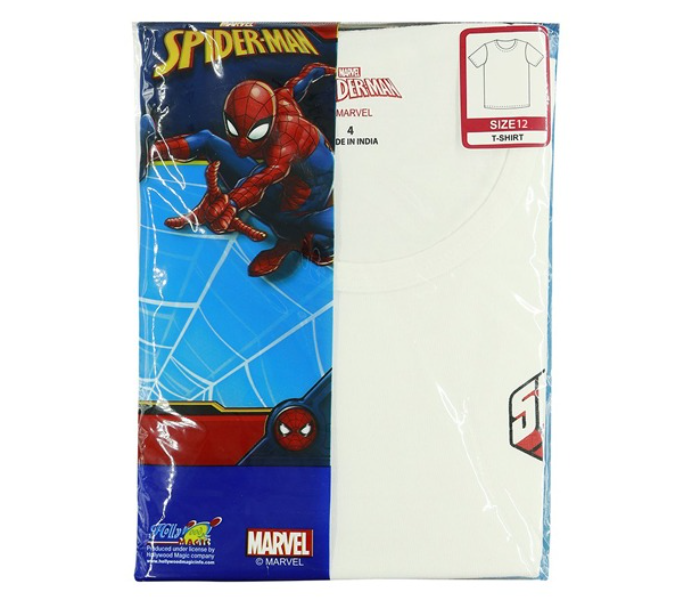 Marvel SPMWIT1 12 Years Spiderman T Shirt - White 1 in UAE
