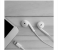 HeatZ ZE1006 Single Side 3.5 mm In Ear Earphone - White 2 in UAE