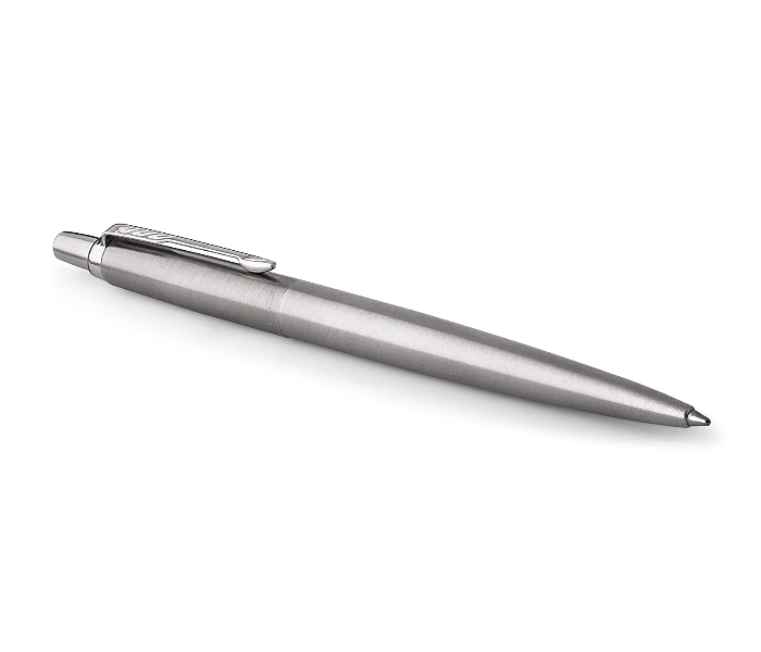 Parker Blue Ink Medium Jotter Ballpoint Pen - Chrome 2 in UAE
