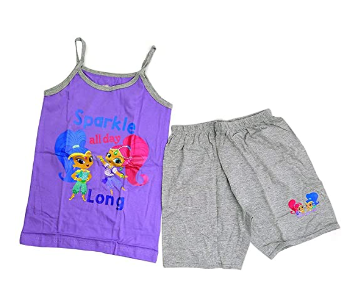 Nickelodeon SASCS1A 8 Years Vest and Short Set - Purple 2 in UAE