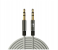 HeatZ ZX02 1 Meter 3.5 mm Stereo AUX Cable - Grey and White 1 in UAE