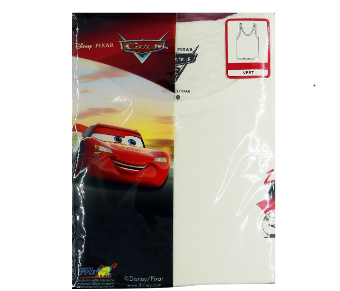 Disney CRWIT2 10 Years Cars Vest - White 1 in UAE