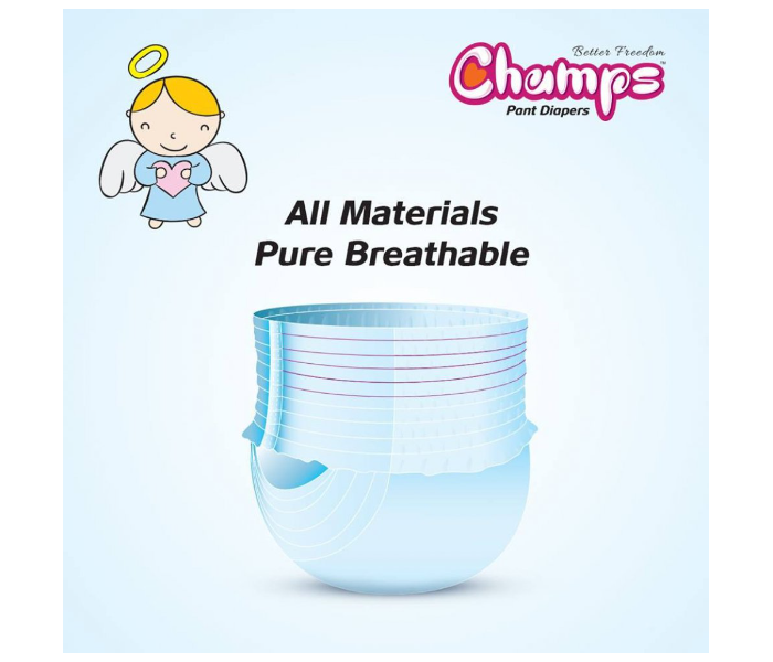 Champs Small 10 Baby Pant Diapers 2 in UAE