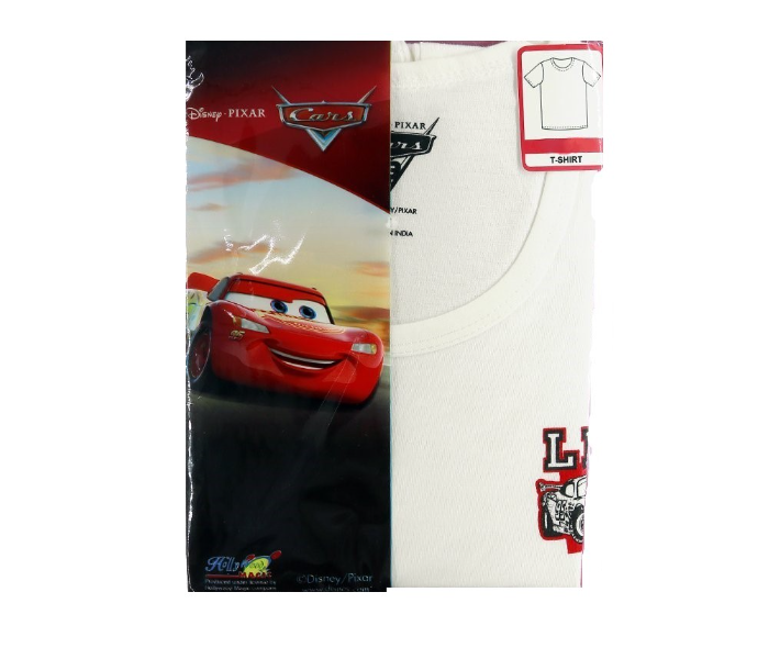 Disney CRWIT1 6 Years Cars T Shirt - White 1 in UAE