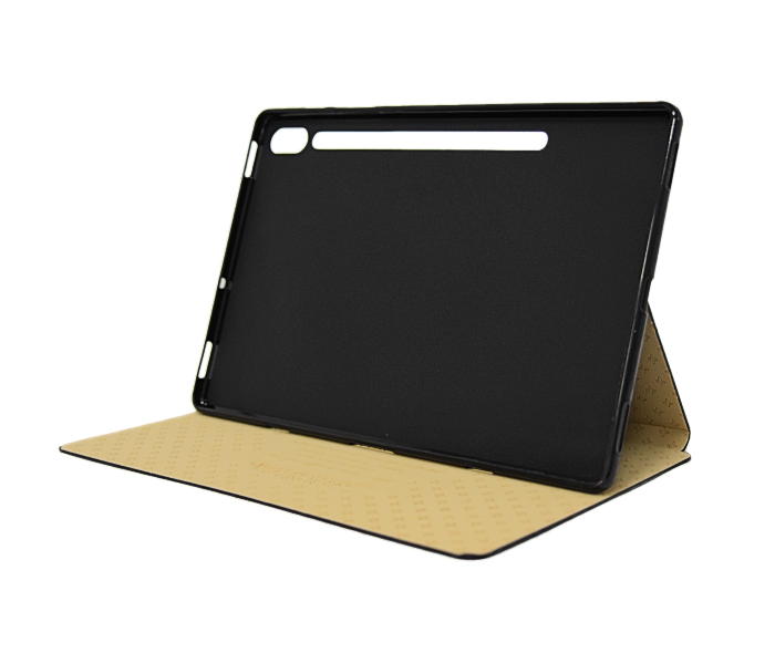 Leather Flip Case Cover For Samsung Tab S6 T860 T865 - Black 3 in UAE