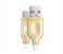 HeatZ ZCT36 3 Meter Metallic Smart Fast Type-C Cable - Gold 1 in OMAN