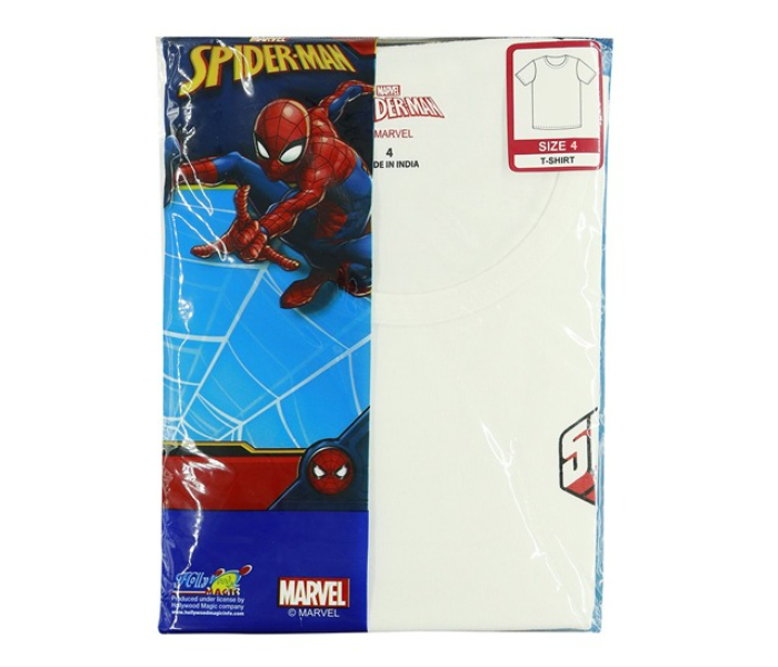 Marvel SPMWIT1 4 Years Spiderman T Shirt - White 1 in UAE
