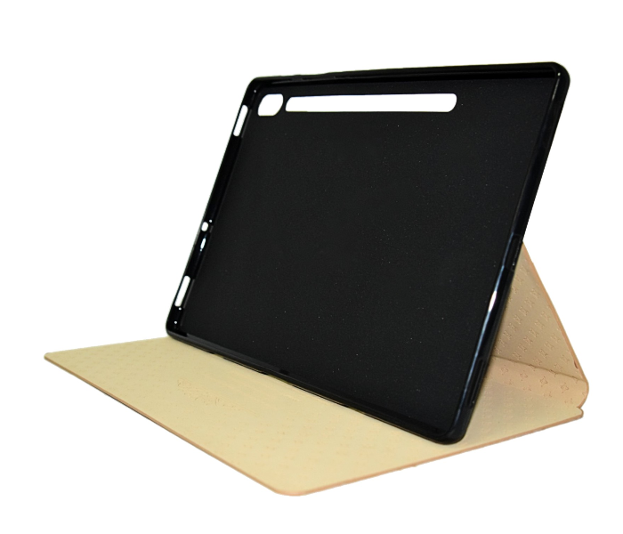 Leather Flip Case Cover For Samsung Tab S6 T860 T865 - Gold 3 in UAE
