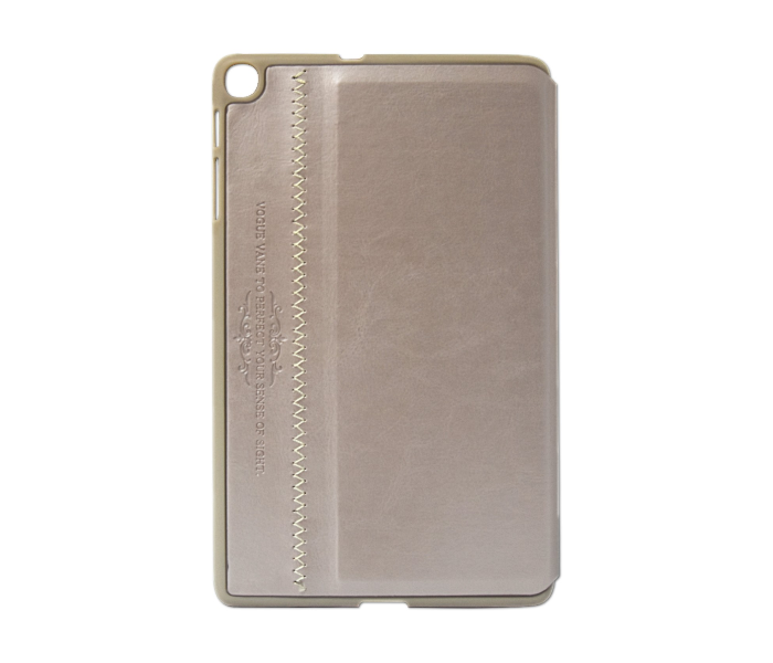 Kaku Leather Flip Case Cover For Samsung Galaxy Tab A 10.1inch T515 T510 - Beige 2 in UAE