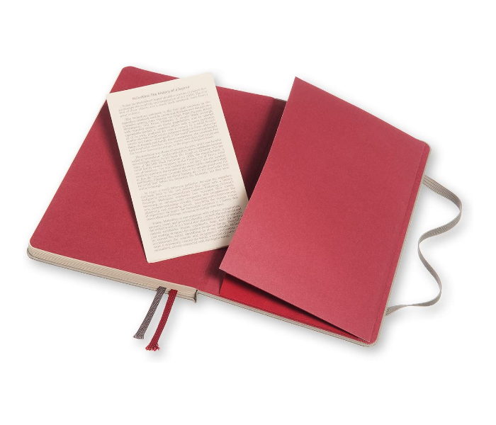 Moleskine 144 Pages Medium Two Go Textile Hard Cover Notebook - Ash Grey 3 in UAE