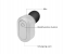 HeatZ ZB45 Mono Bluetooth Single Ear Phone - White 2 in OMAN