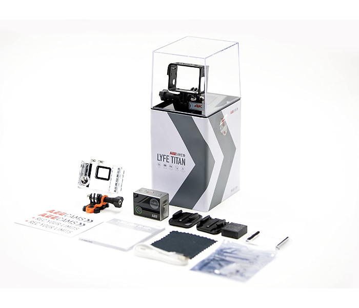 AEE Lyfe Titan Ultra 4K Free Gosmart Selfie Kit - White 2 in UAE