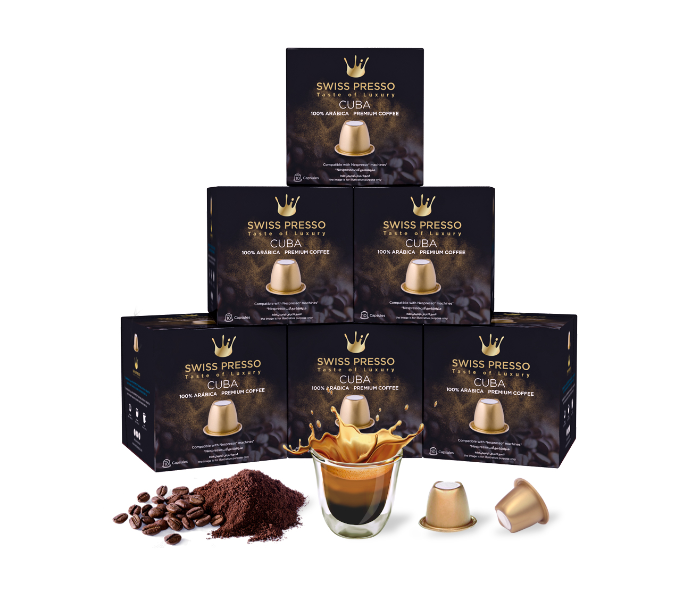 Swiss Presso Cuba 60 Cuba Capsules Compatible for Nespresso and Espresso 1 in UAE
